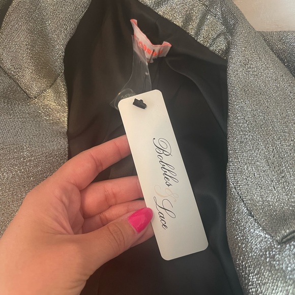 Silver Metallic Blazer - Picture 4 of 4